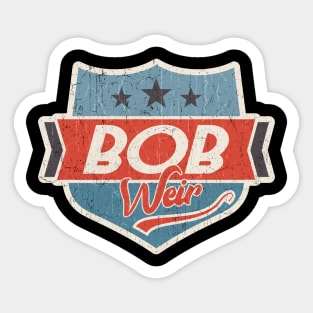 bob weir vintage art Sticker